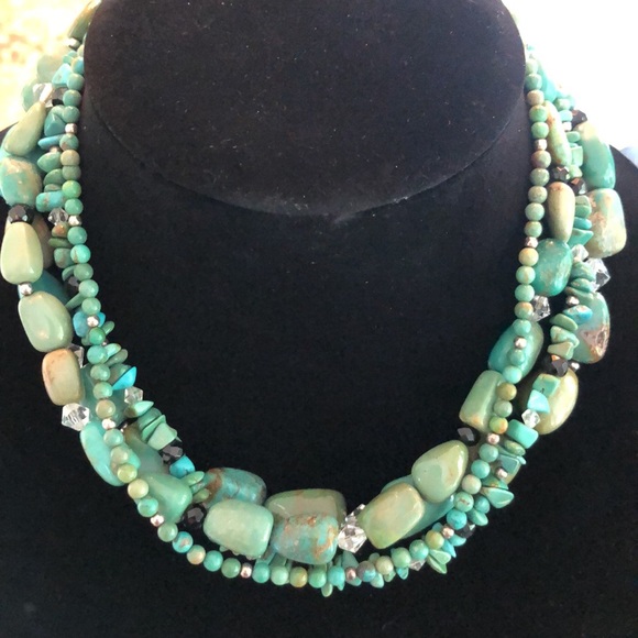 Jewelry - 🌵Turquoise necklace 4-strands🌵